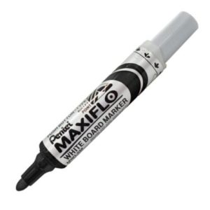 C/12 rotulador para pizarra blanca maxiflo m punta gruesa color negro
