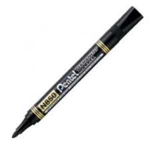 C/12 marcador permanente n850 color negro pentel