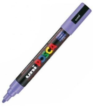 Marcador uni-posca pc5m color lila punta 1.8-2.5mm