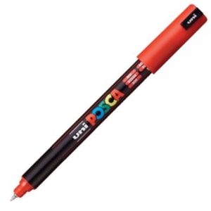 MARCADOR UNI-POSCA PC1MR COLOR ROJO PUNTA 0,7MM