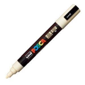 MARCADOR UNI-POSCA PC5M COLOR MARFIL 1.8-2.5MM