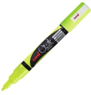 Marcador uni-posca pc5m color amarillo fluorescente 1.8-2.5mm