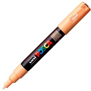 MARCADOR UNI-POSCA PC1M COLOR NARANJA CLARO PUNTA 0,7MM
