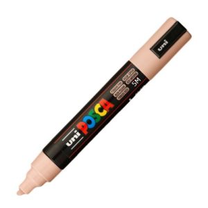 MARCADOR UNI-POSCA PC5M COLOR ROSA EMPOLVADO PUNTA 1,8-2,5M
