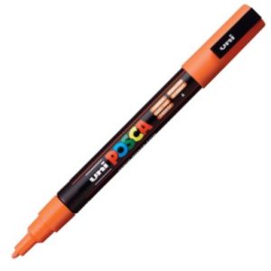 MARCADOR UNI-POSCA PC3M COLOR NARANJA PUNTA 0,9-1,3MM