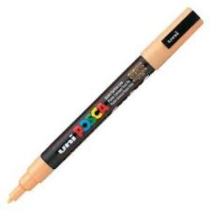 MARCADOR UNI-POSCA PC3M COLOR NARANJA PALIDO 0.9-1.3MM