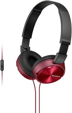 AURICULARES SONY MDRZX310APL ROJO CON MICROFONO JACK 3.5