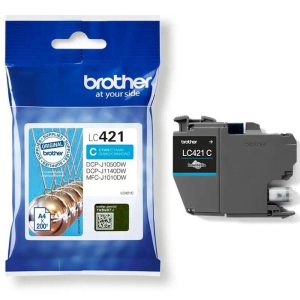 CARTUCHO DE TINTA ORIGINAL BROTHER LC421 CIAN