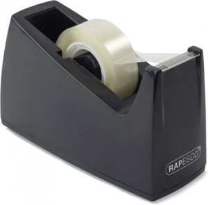 Portarrollos sobremesa rapesco 300 base antideslizante para cinta 33mx19mm