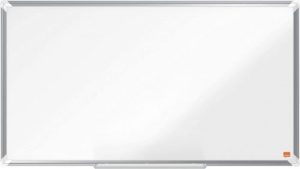 Pizarra blanca de acero magnetica vitrificada 89x50 cm 40'