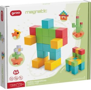 JUEGO 64 CUBOS MAGNETICOS GIROS