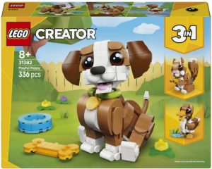 SIMPATICOS ANIMALES CACHORRO JUGUETON LEGO CREATOR 3 EN 1