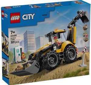 CARGADORA RETROEXCAVADORA AMARILLA LEGO CITY