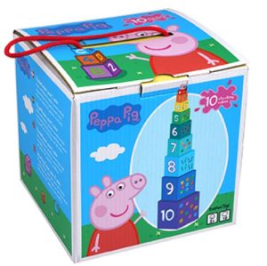 Peppa pig cubos apilables