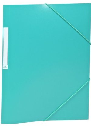 PAQ/10 CARPETAS GOMAS SOLAPAS Fº VERDE PP OPACA CARCHIVO