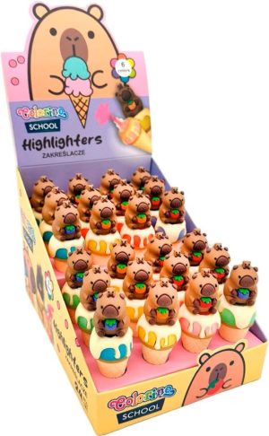 EXP 24 MINI MARCADORES CAPYBARA