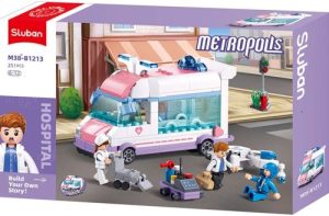 VEHICULO DE EMERGENCIA MEDICA 248 PIEZAS METROPOLIS