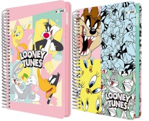 CUADERNO PREMIUM LOONEY TUNES MODELOS SURTIDOS 20.5X28CM