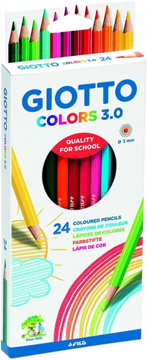 Estuche 24 lápices colores giotto colors 3.0