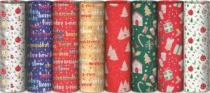 Exp 50 rollitos papel regalo navidad fantasia 70x200cm surtido