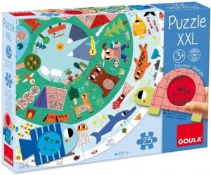 Puzzle xxl descubre animales ( 25 piezas)