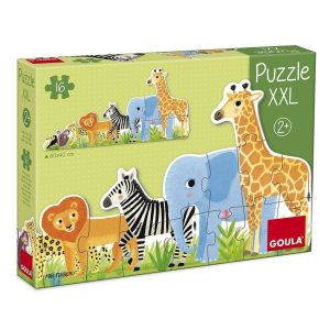 Puzzle XXL decreciente selva Mar Ferrero 16 piezas
