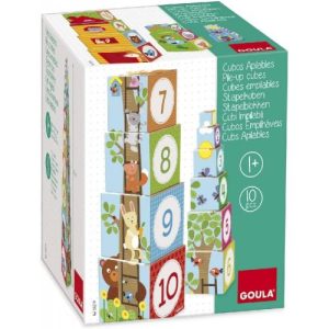 Cubos apilables bosque