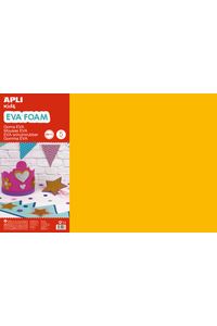 BLISTER 5 LAMINAS GOMA EVA NARANJA 40X60 2MM APLI