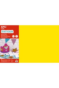 BLISTER 5 LAMINAS GOMA EVA AMARILLO 40X60 2MM APLI