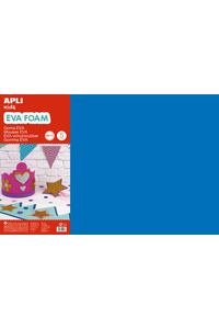 BLISTER 5 LAMINAS GOMA EVA AZUL 40X60 2MM APLI