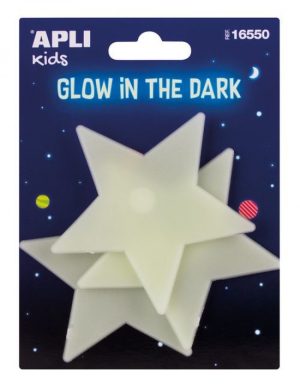 BLISTER 3 ESTRELLAS GLOW IN THE DARK