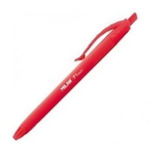 C/25 BOLIGRAFOS P1 TOUCH ROJO MILAN