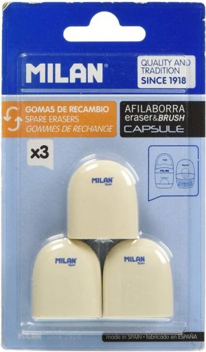 BLISTER 3 GOMAS DE RECAMBIO PARA AFILABORRA CAPSULE