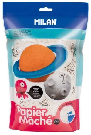 BOLSA 200G PAPEL MACHE BLANCO EN POLVO