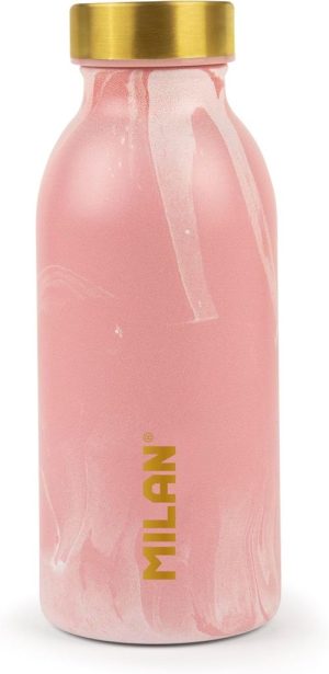 Botella isotérmica de acero inoxidable 354 ml lava collection color rosa