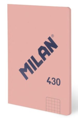 LIBRETA ENCOLADA A6 48H 95G CUAD.5X5 COLOR ROSA