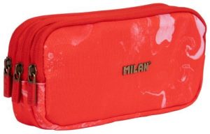 PORTATODO TRIPLE SERIE LAVA ROJO 22X11X6,5CM