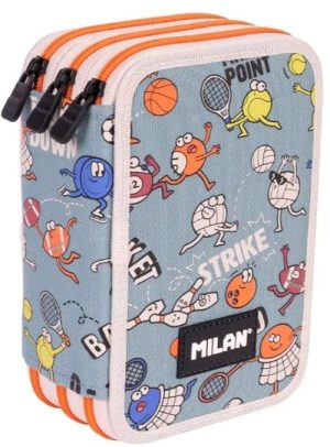 PLUMIER 3 PISOS CON CONTENIDO SERIE ESPECIAL SPORTS