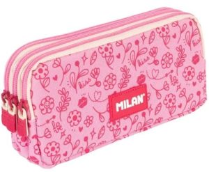 Estuche portatodo 3 cremalleras serie especial flowicorn