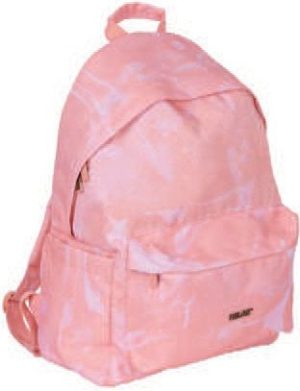 MOCHILA ESCOLAR CLASICA 2 CREMALLERAS 22L SERIE LAVA ROSA