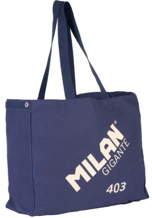 Bolso tote bag grande milan gigante 403 since 1918 azul marino