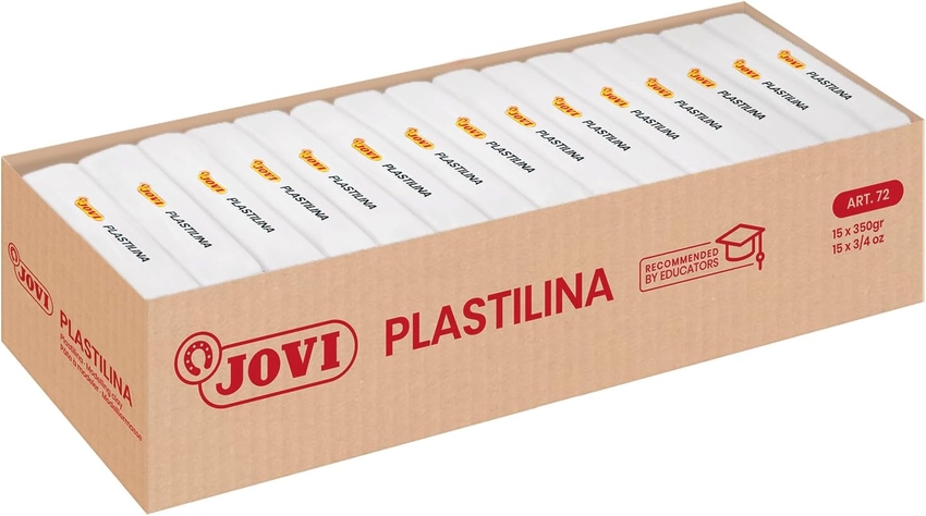 C/15 TACOS PLASTILINA JOVI 72 GRANDE 350G. BLANCO