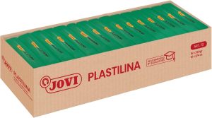 C/15 TACOS PLASTILINA JOVI 72 GRANDE 350G. VERDE OSCURO