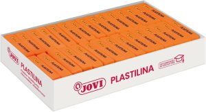 C/30 TACOS PLASTILINA JOVI 70 PEQUEÑA 50G. NARANJA