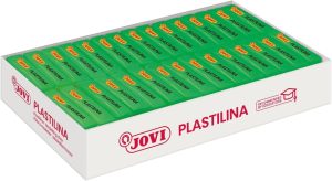 C/30 TACOS PLASTILINA JOVI 70 PEQUEÑA 50G. VERDE CLARO