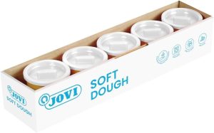 Pack 5 botes blandiver soft dough 110 g. color blanco