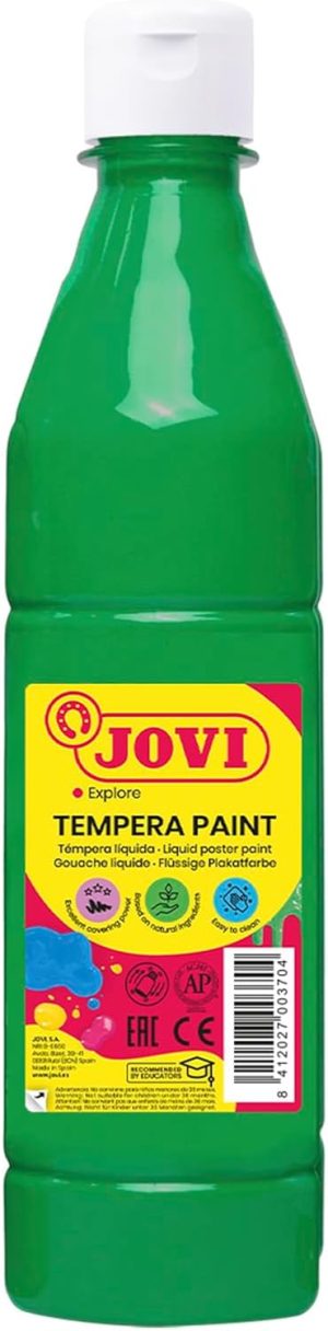 Bote tempera liquida jovi verde medio 500 ml