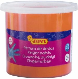 ESTUCHE 5 BOTES PINTURA DEDOS JOVI 125ML NARANJA