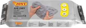 PASTA PARA MODELAR AIR DRY CLAY JOVI 1KG GRIS