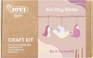 Kit manualidades pajaros con pasta modelar air dry (air dry birds)